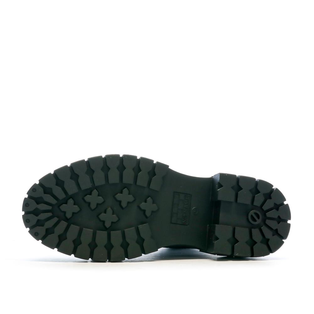 Boots Noir Croco Femme No Name Kross Low vue 4