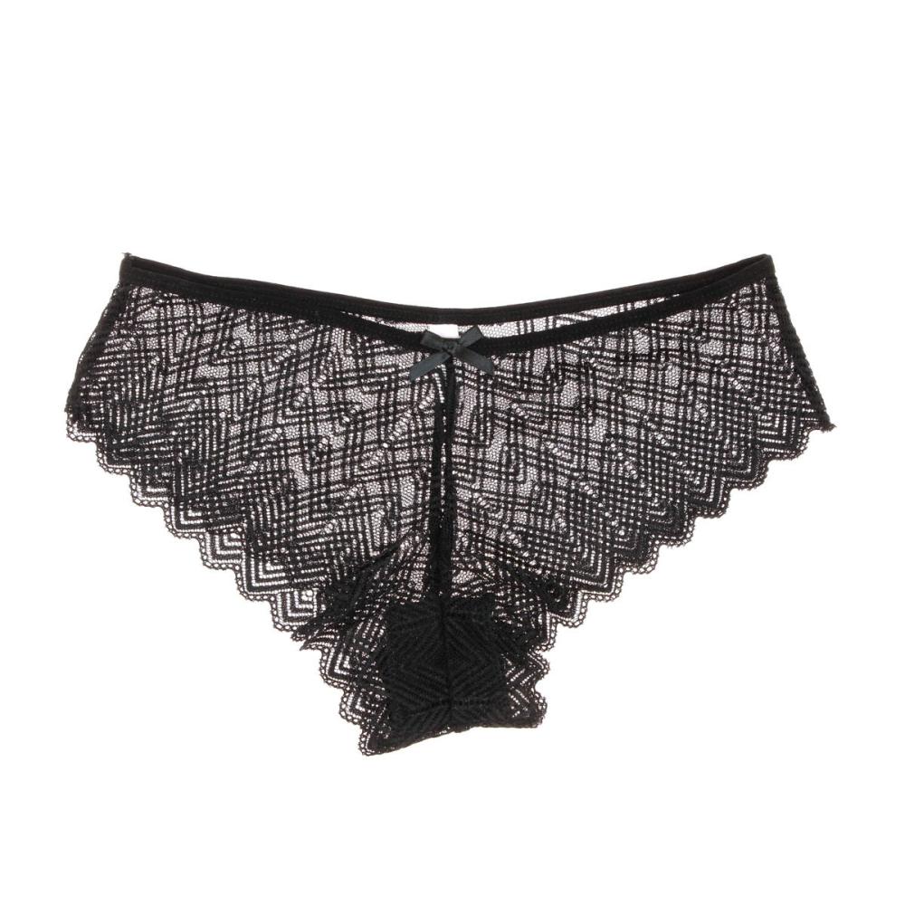 Tanga Noir Femme Les Petites Bombes Rose pas cher