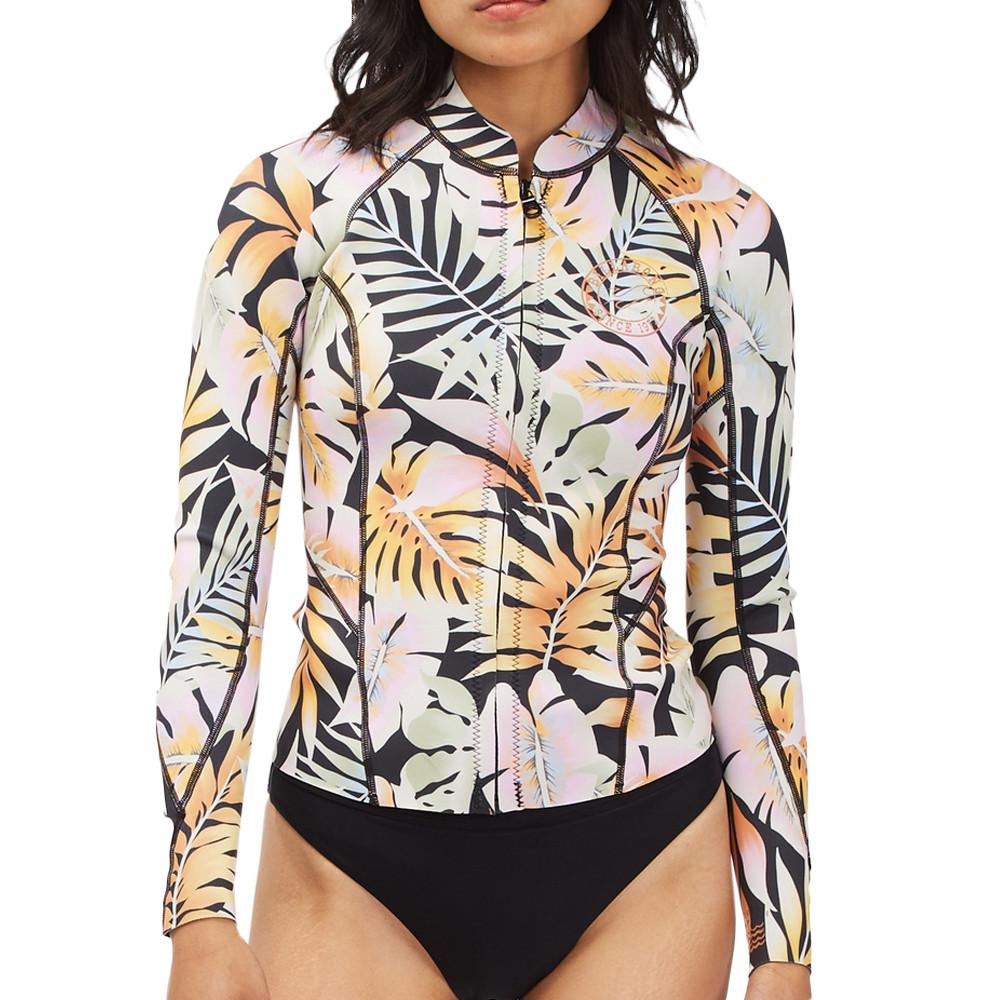 Haut Néoprène Noir à Motifs Femme Billabong Peeky pas cher