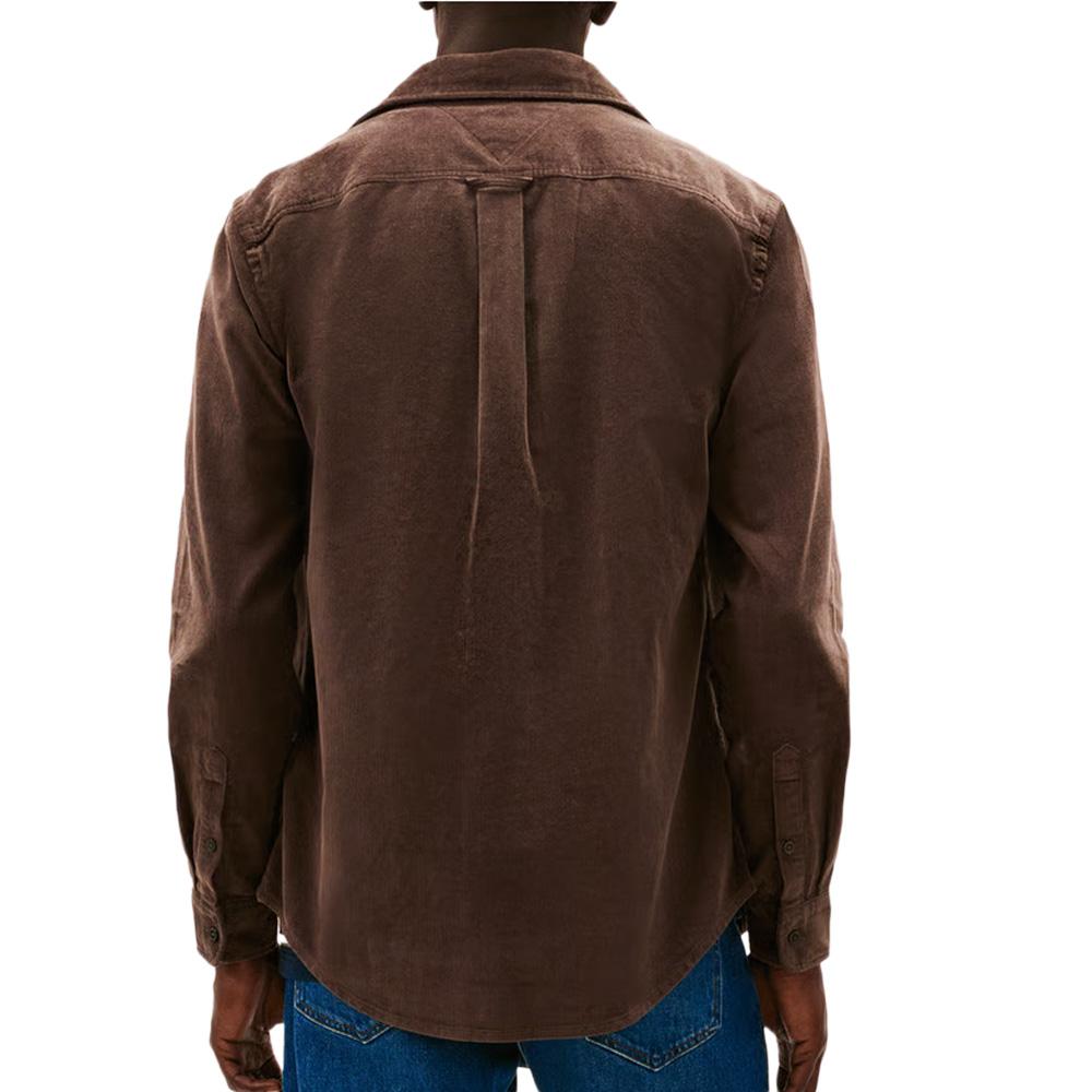 Chemise Marron Homme Tommy Hilfiger Cord vue 2