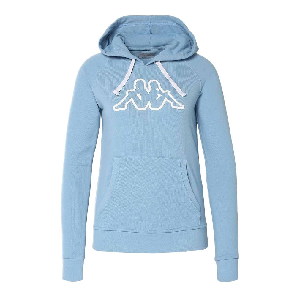 Sweat à Capuche Bleu Femme Kappa Belle Slim pas cher