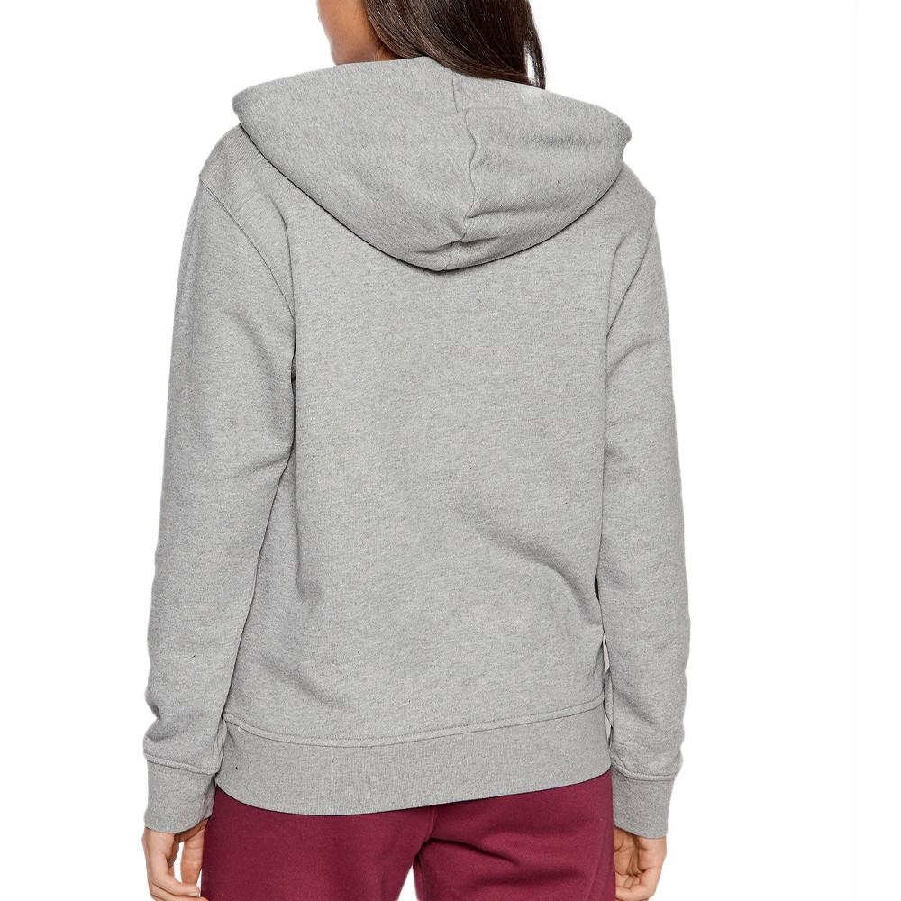 Sweat à Capuche Gris Femme Adidas Hoodie vue 2