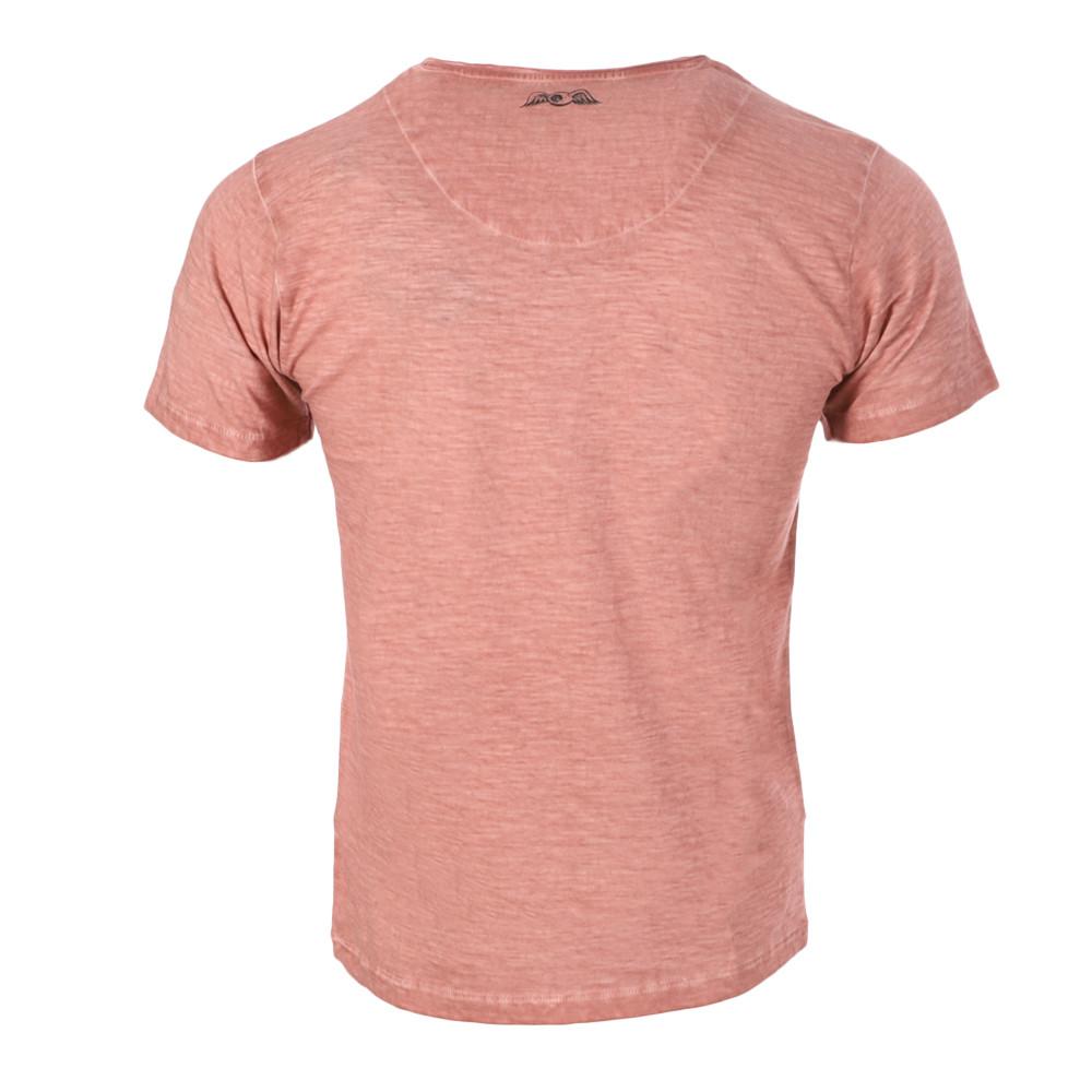 T-shirt Orange Homme Von Dutch Kustom vue 2