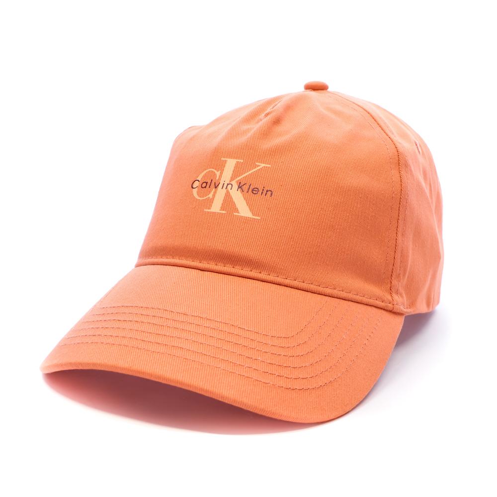 Casquette Orange/Jaune Homme Calvin Klein Essential pas cher