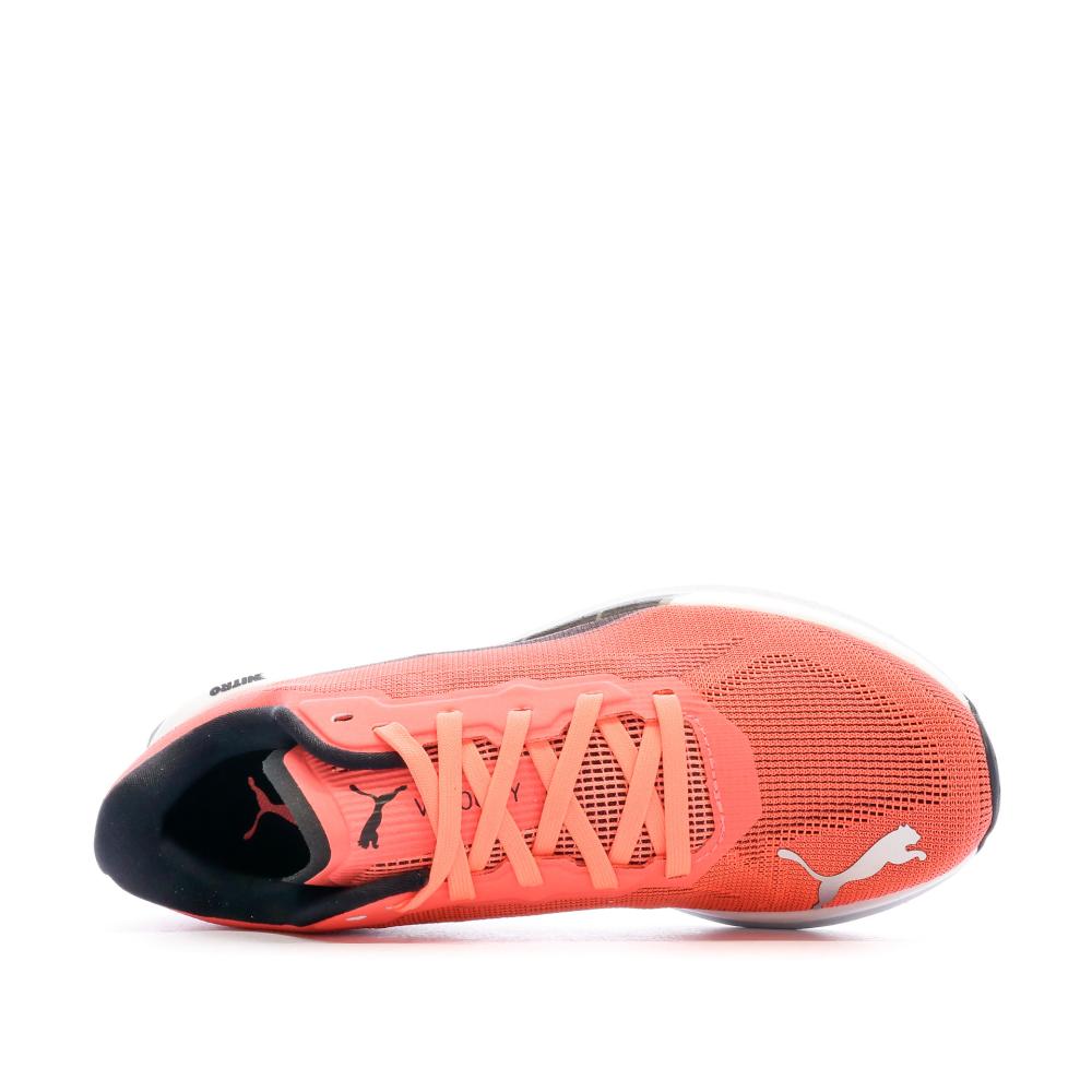 Chaussures de running Orange Femme Puma Velocity Nitro vue 4