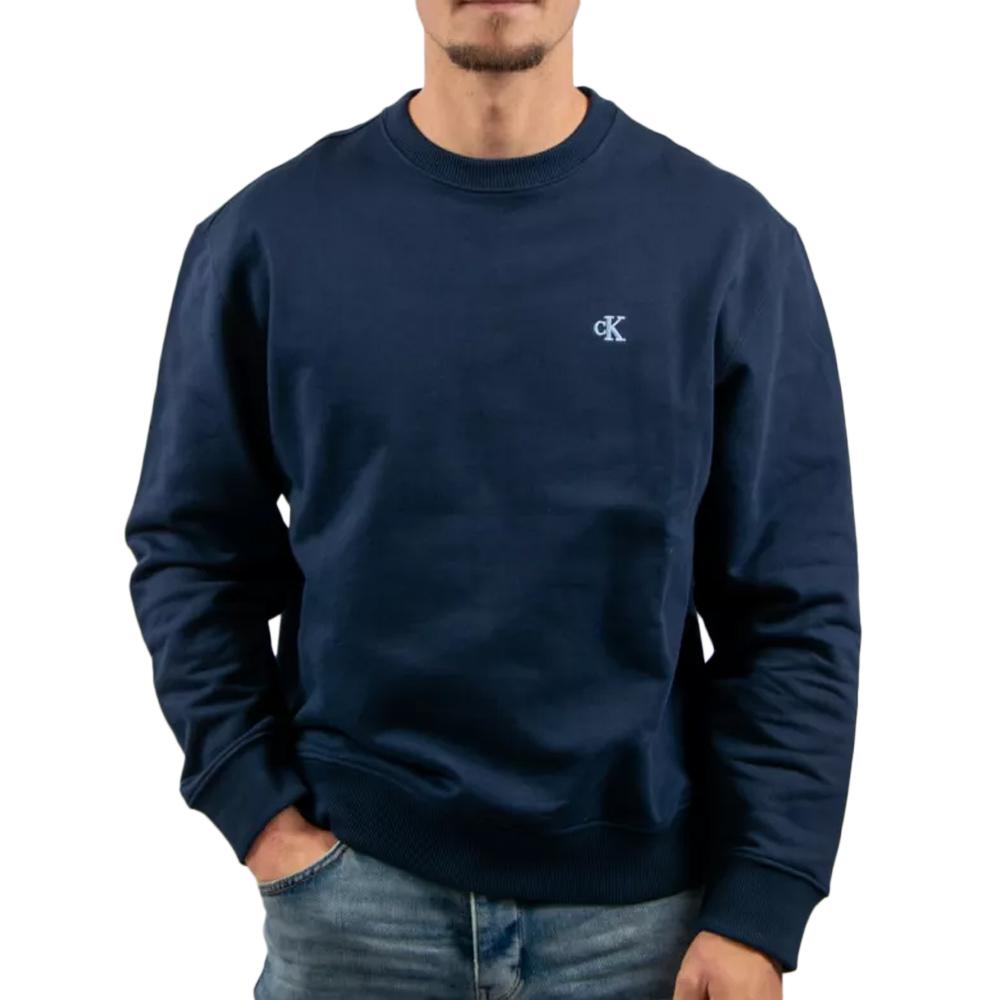 Sweat Marine Homme Calvin Klein 350terry Monog pas cher