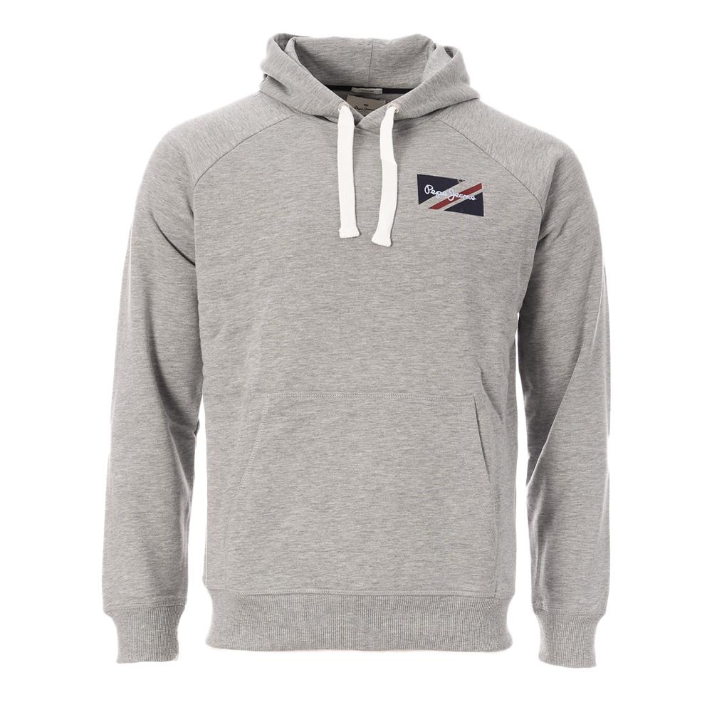 Sweat Gris Homme Pepe jeans Mariano pas cher