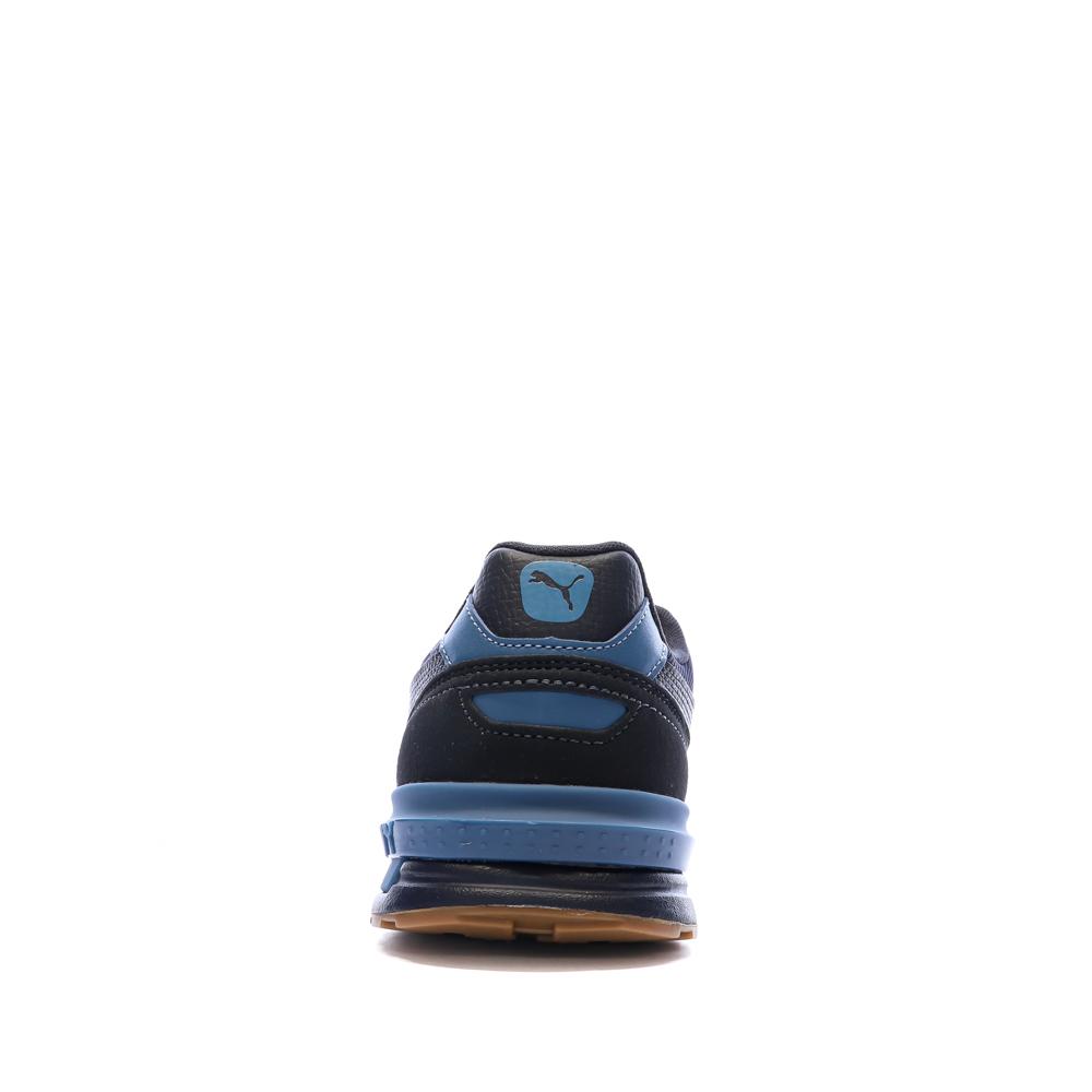 Baskets Marines/Bleu Homme Puma Graviton vue 3