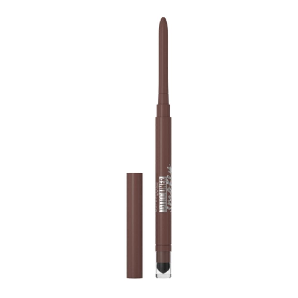Lápiz de ojos de larga duración Gemey Maybelline Yx Tattoo Liner Smokey Brun barato