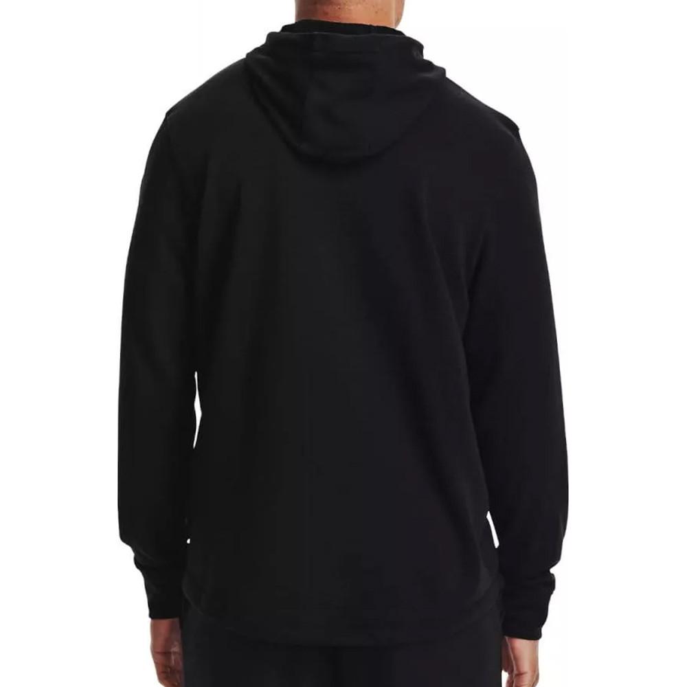 Sweat à Capuche Noir Homme Under Armour Rival Terry Big Logo vue 2