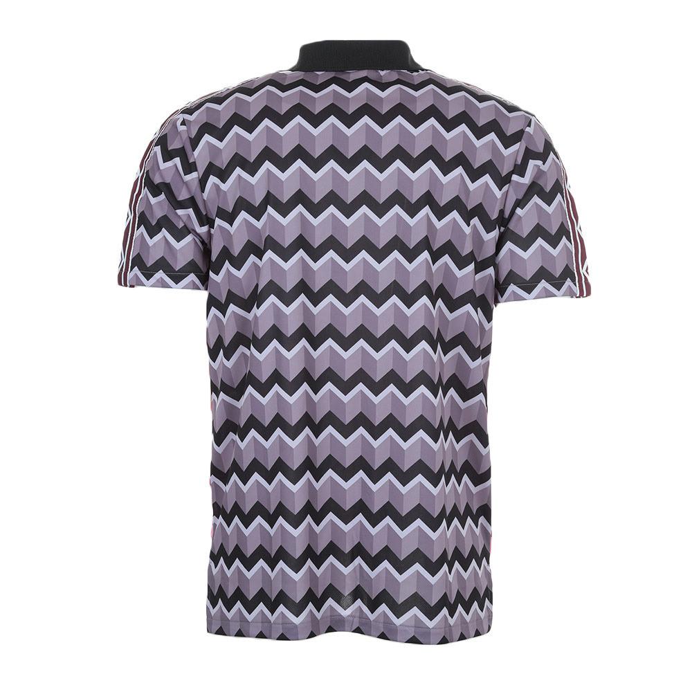 Polo Rose/Gris Homme Umbro Heritage vue 2