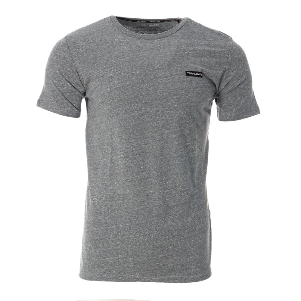 T-shirt Gris Chiné Homme Teddy Smith Chine pas cher
