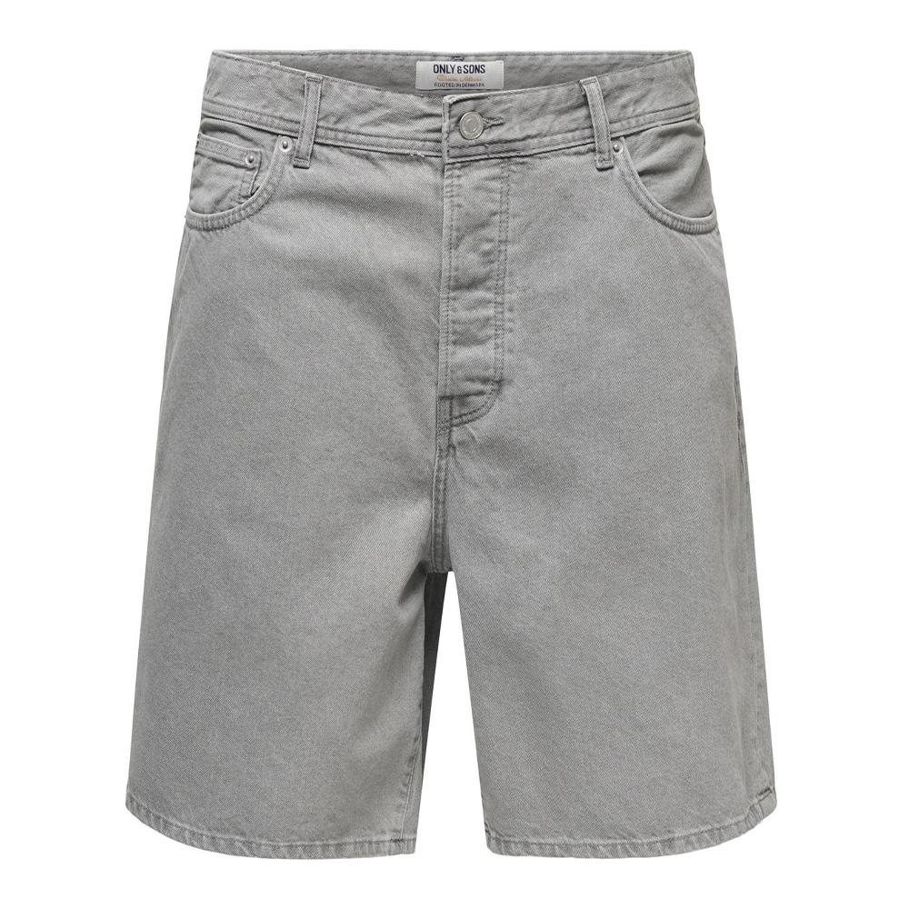 Men’s Grey Denim Shorts – Only & Sons Onsfade Pim affordable
