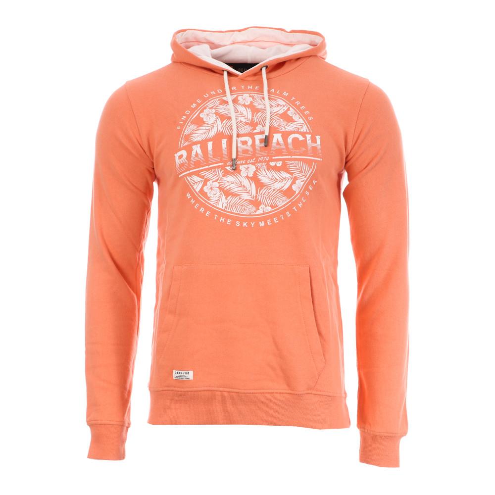 Sweat à Capuche Orange Homme Deeluxe Sunrise pas cher