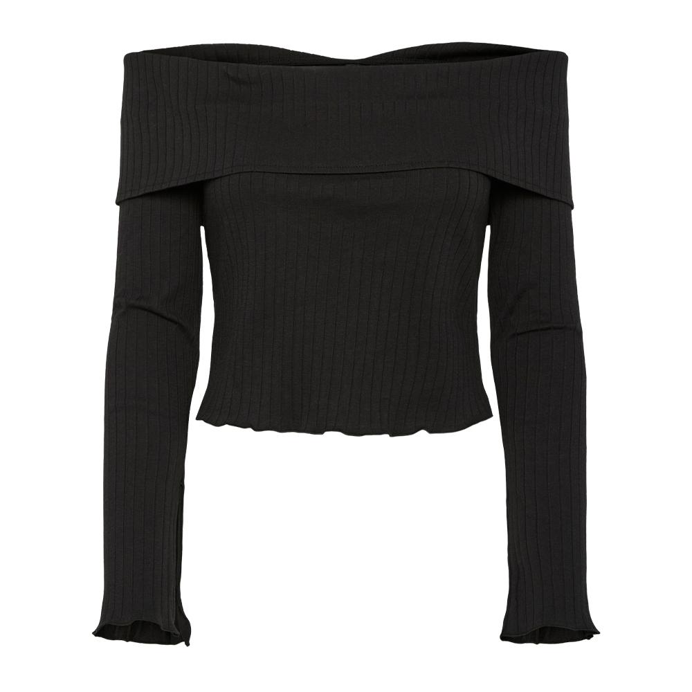 Women's Black T-Shirt Pieces Jazmine affordable