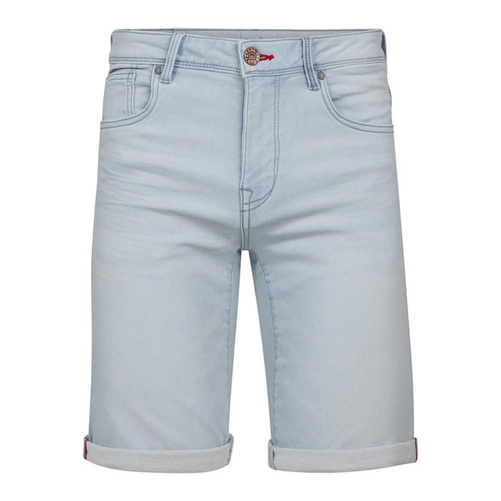 Short en jean bleu clair Homme Petrol Industries SHO001 pas cher