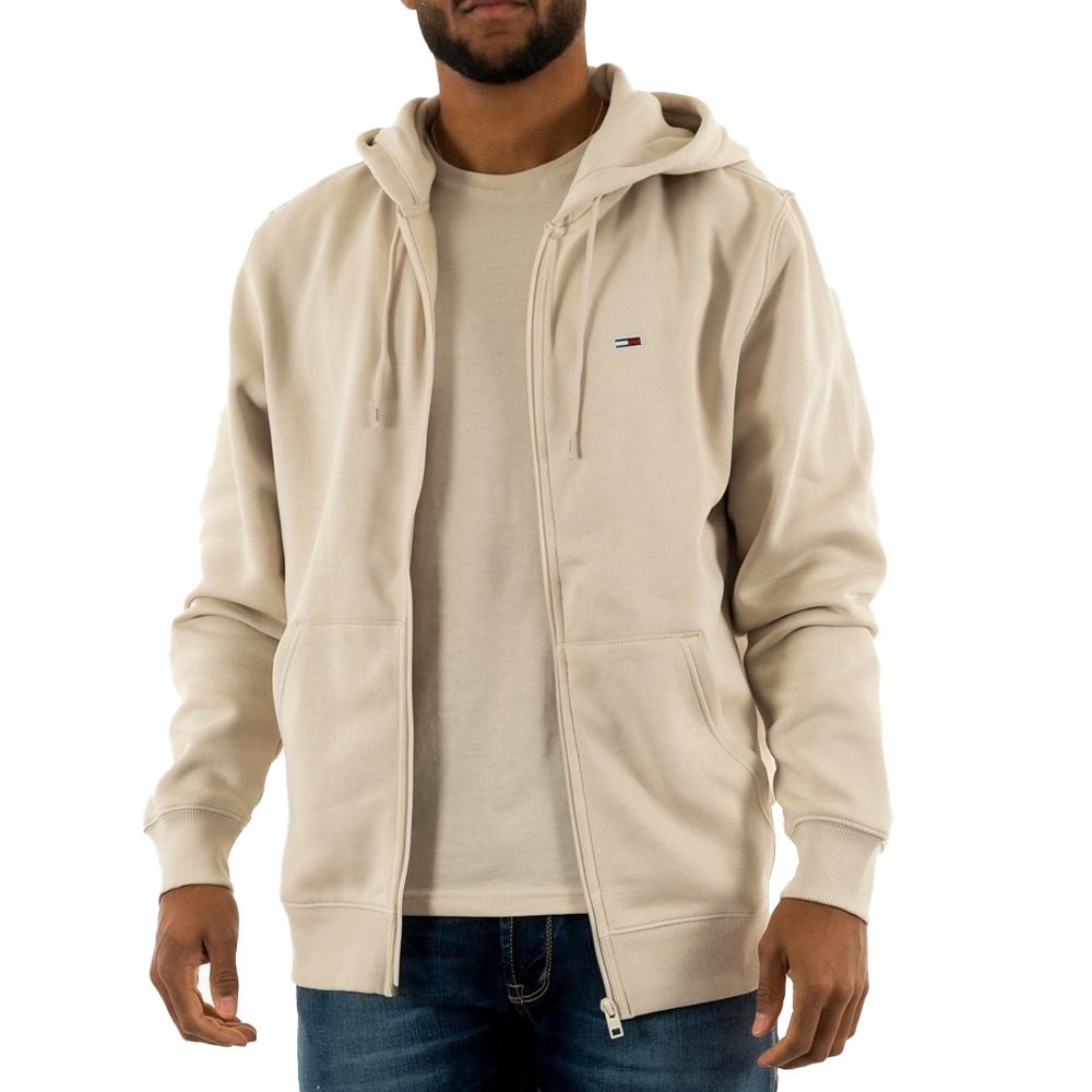 Sweat Zippé Beige Homme Tommy Hilfiger DM0DM2 pas cher