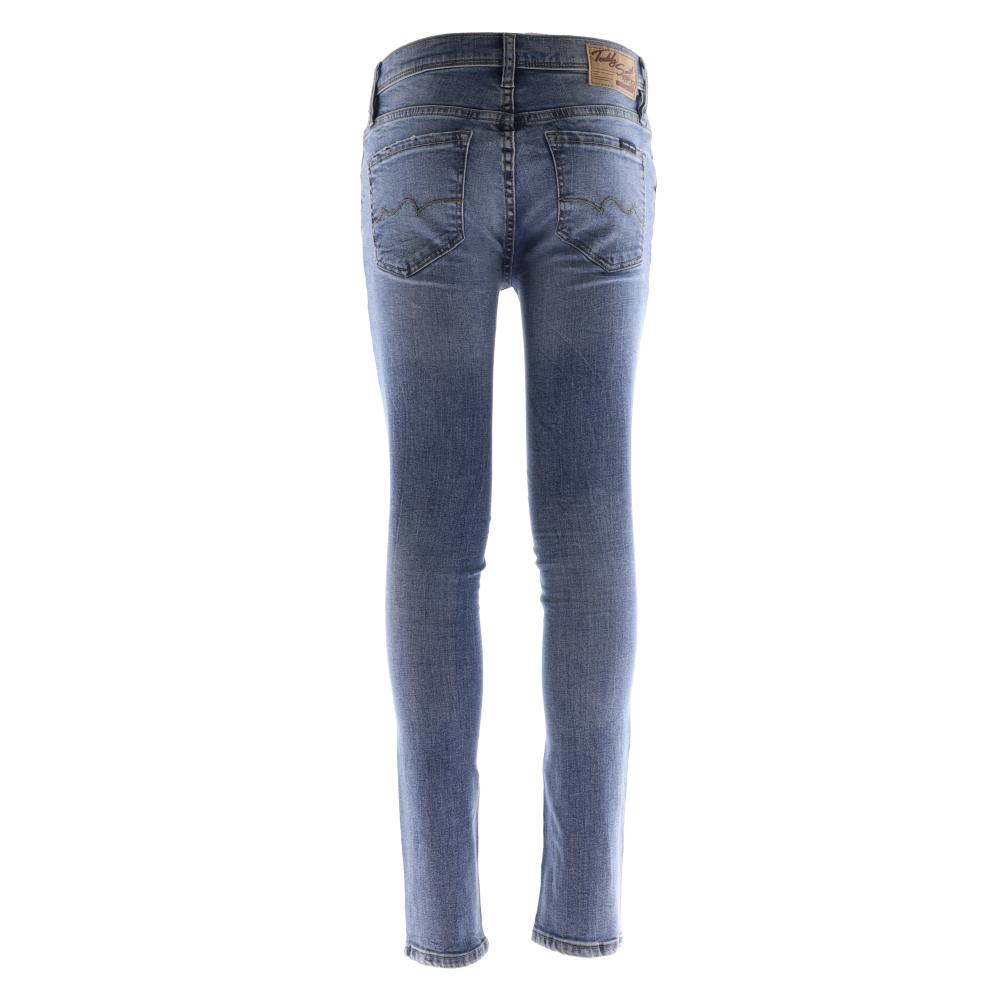 Jean skinny bleu clair fille Teddy Smith Flash vue 2