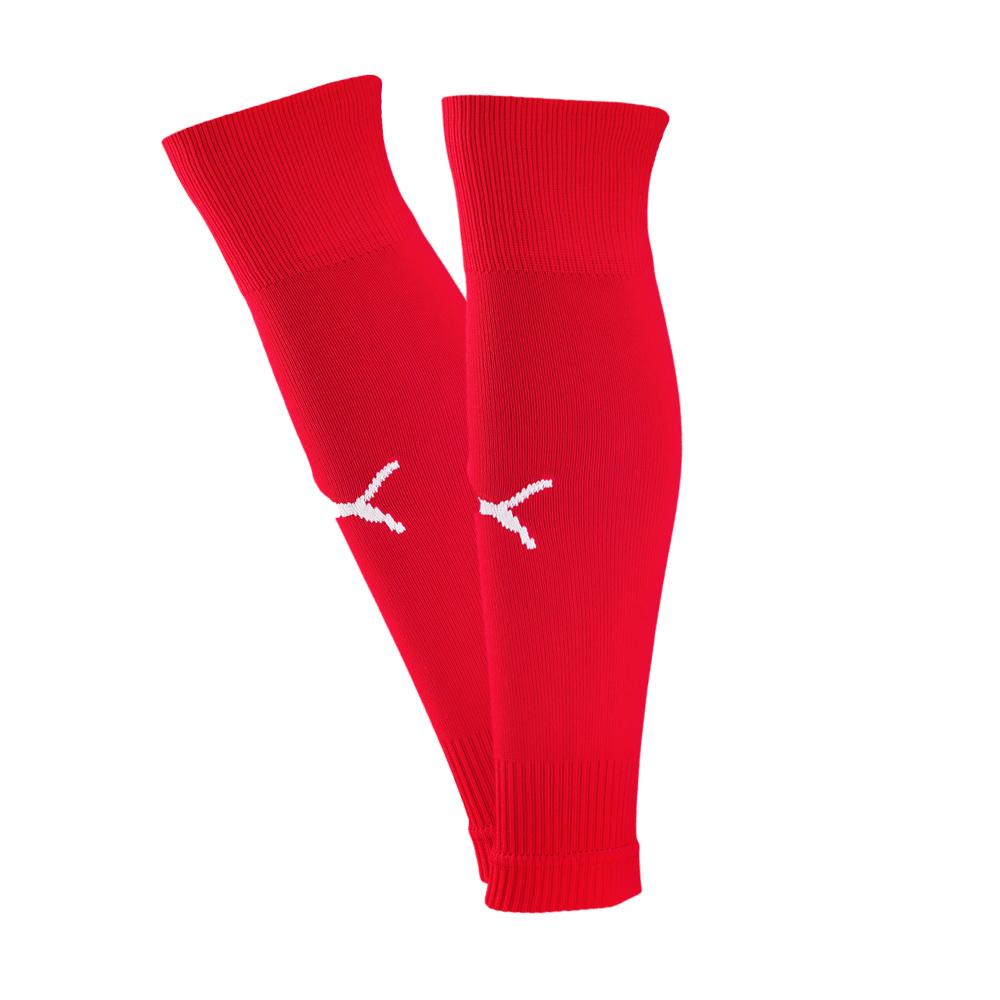 Manchons de football Rouges Homme Puma Teamgoal pas cher