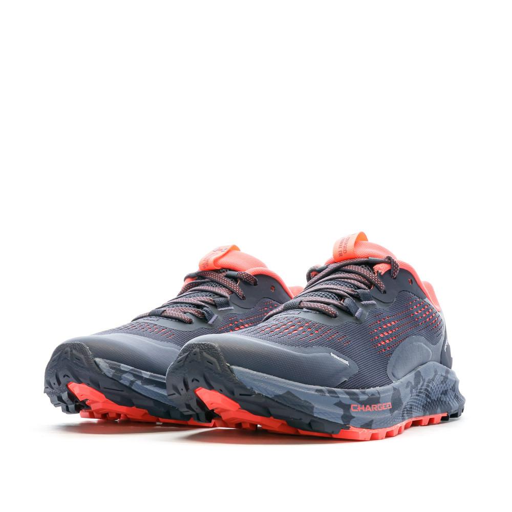 Chaussures de trail Rose/Gris Femme Under Armour Charged vue 6