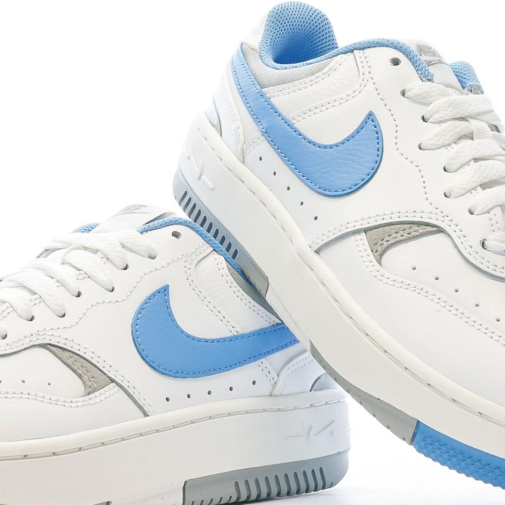 Baskets Blanches/Bleu Femme Nike Gamma Force vue 7