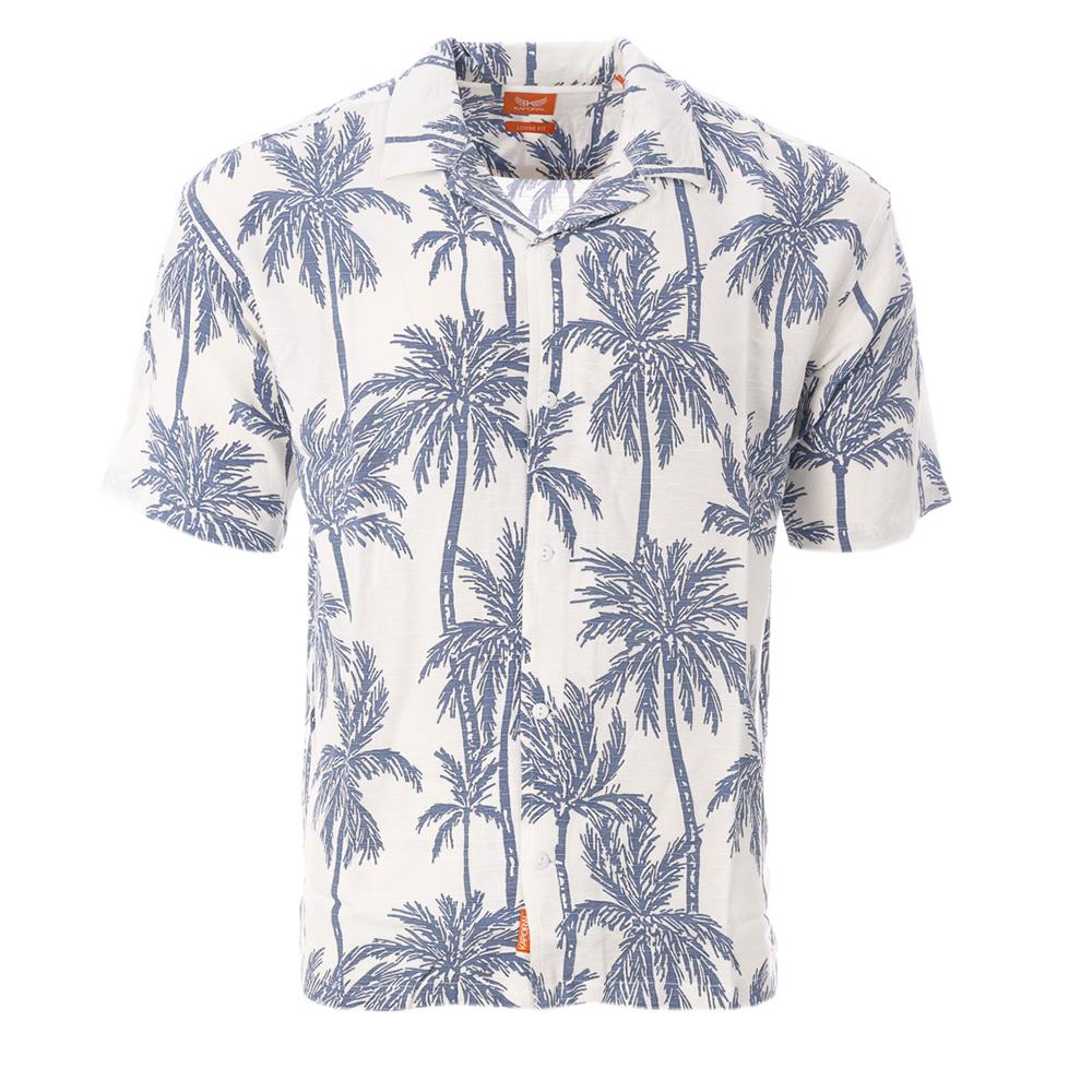 Chemise Blanche/Bleu Homme Kaporal TOSCA pas cher