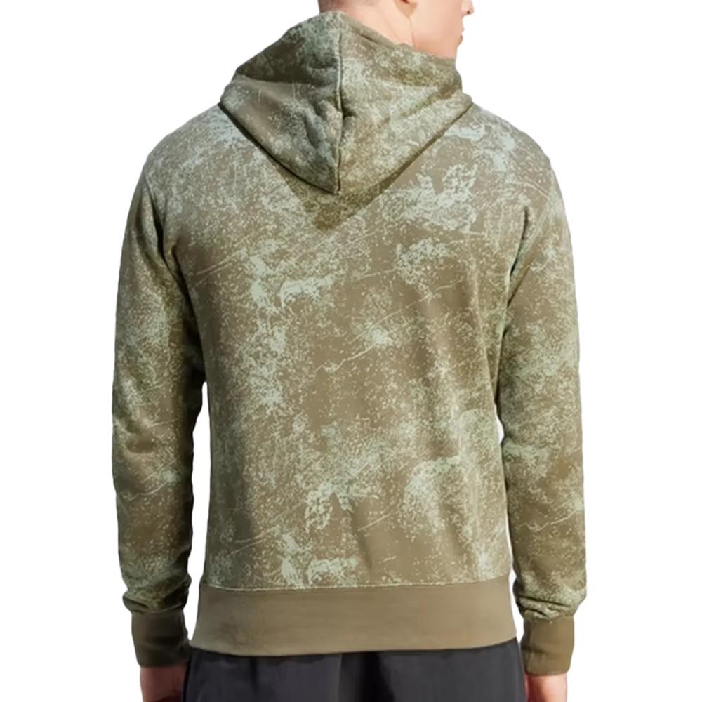 Sweat Kaki Homme Adidas IL5179 vue 2