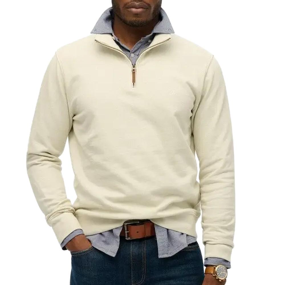 Sweat Blanc Homme Superdry Classic Essential pas cher