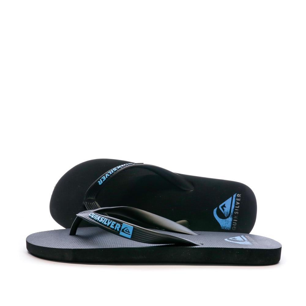 Tongs Noires Homme Quiksilver Java pas cher