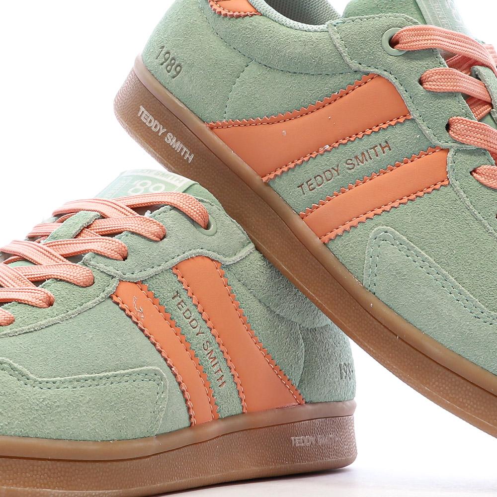 Baskets Verte/Orange Femme Teddy Smith 120519 vue 7