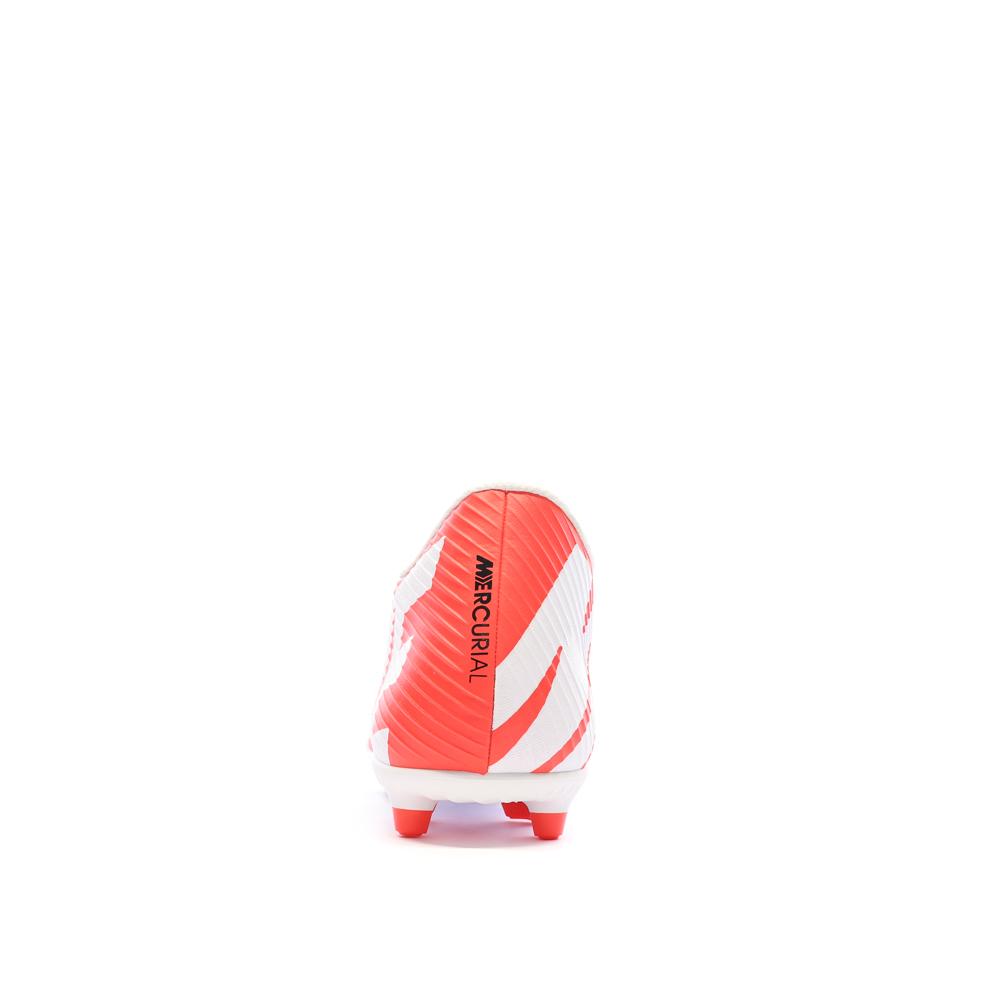 Chaussures de Foot Blanc/Rouge Homme Nike Vapor 15 Club FG/MG vue 3