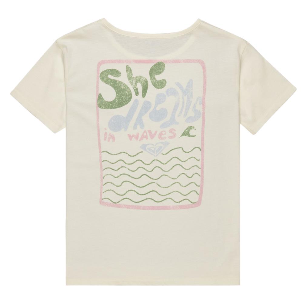 T-Shirt Ecru Fille Roxy Day And Night vue 2