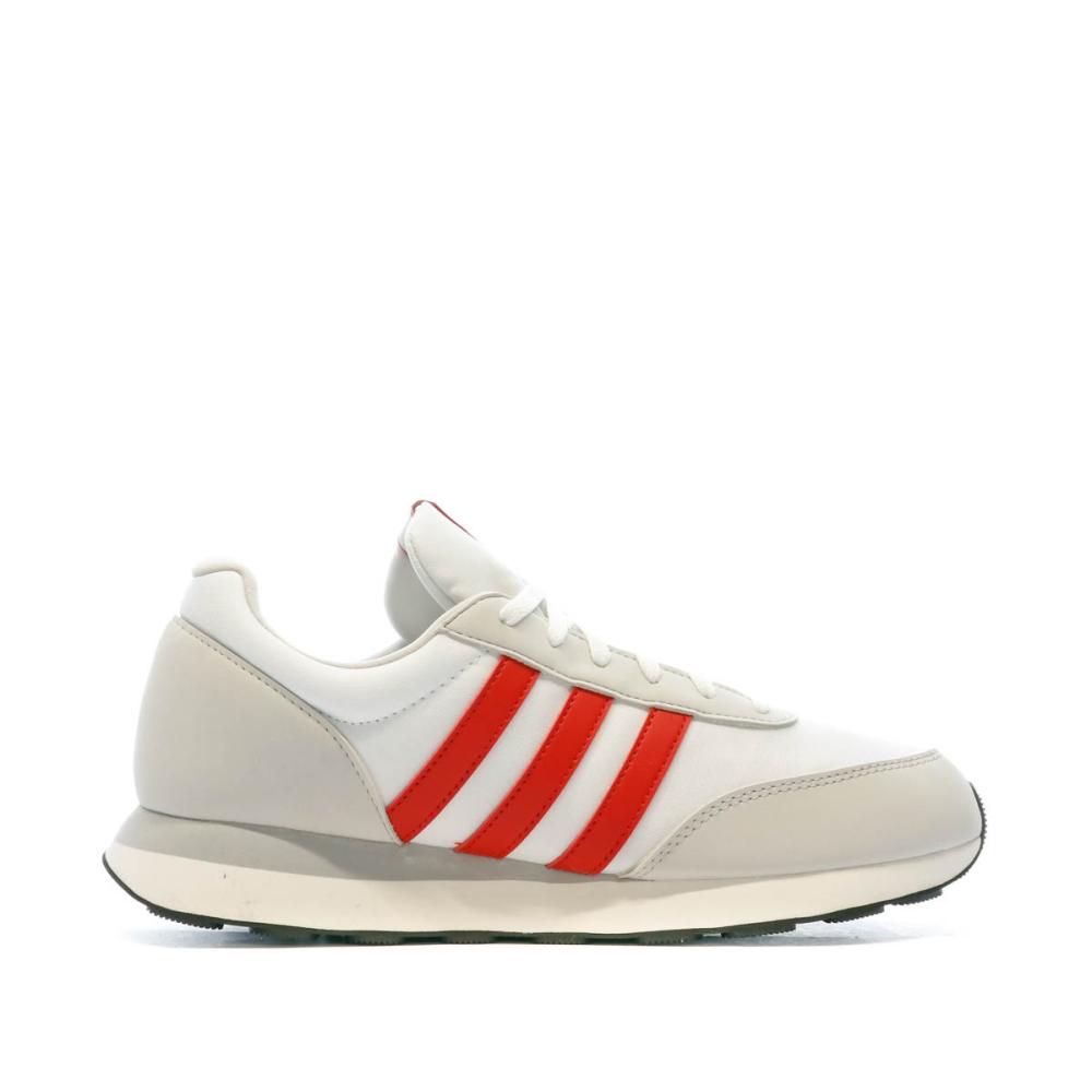 Baskets Blanche Homme Adidas Run 60s 3.0 vue 2