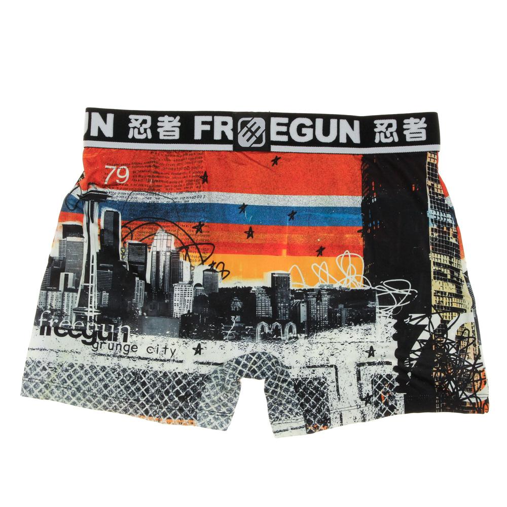 Boxer Multicolores Homme Freegun Grunge City vue 2
