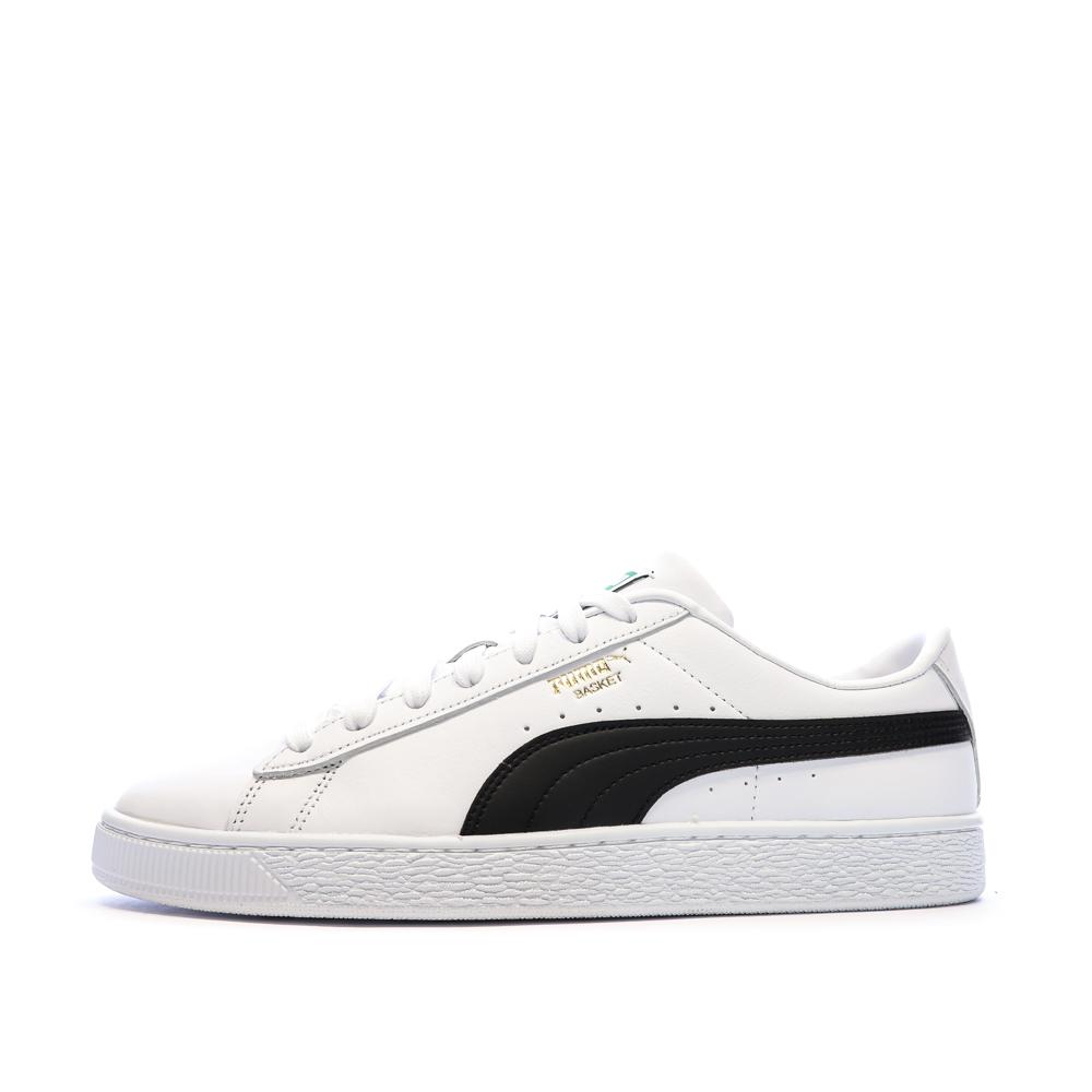 Baskets Blanches Homme Puma Basket Classic XXI pas cher