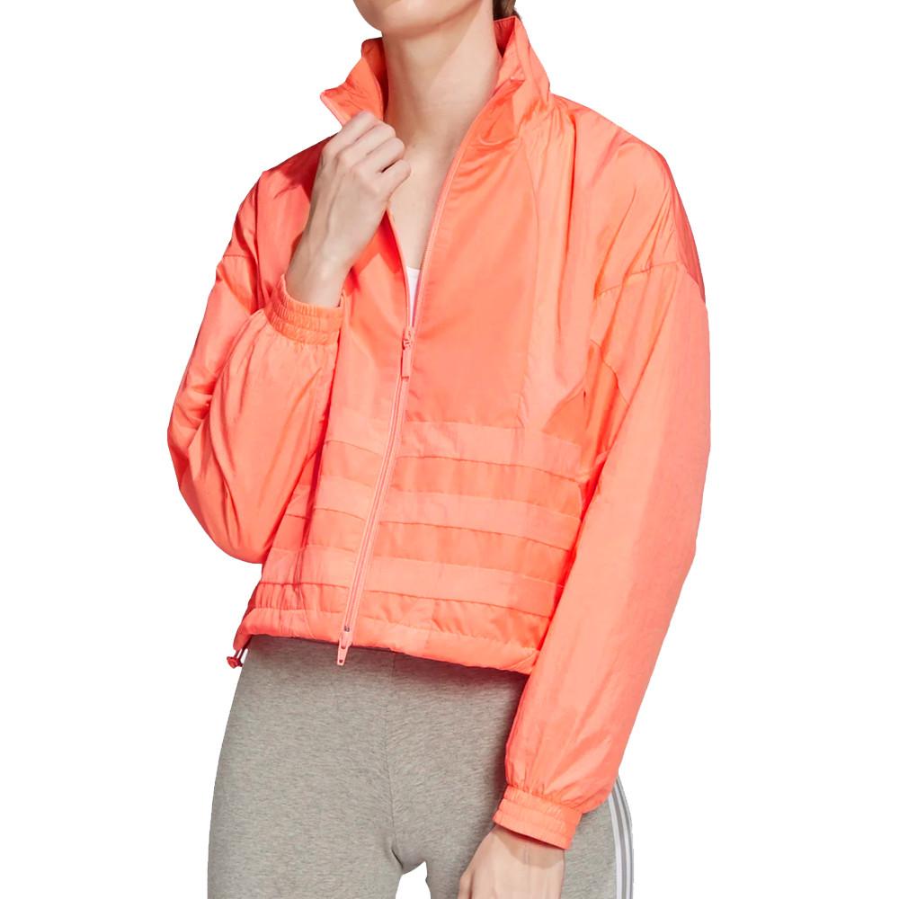 Veste orange femme Adidas Large Logo pas cher