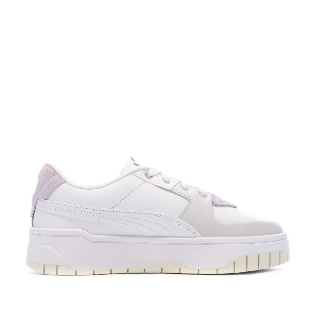 Baskets Blanche/Mauve Femme Puma Cali Dream vue 2