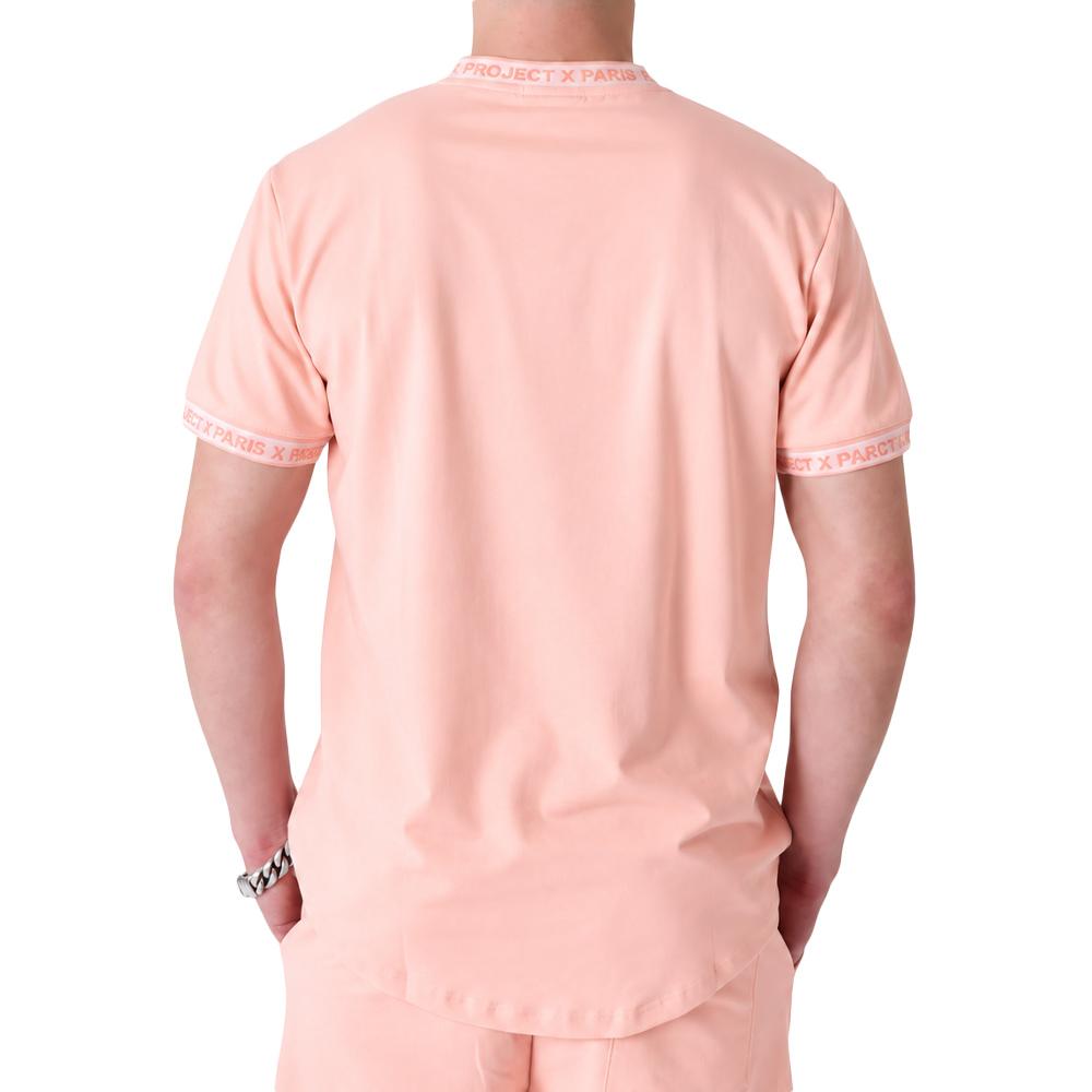 T-Shirt Rose Homme Project X Paris 2511114 vue 2
