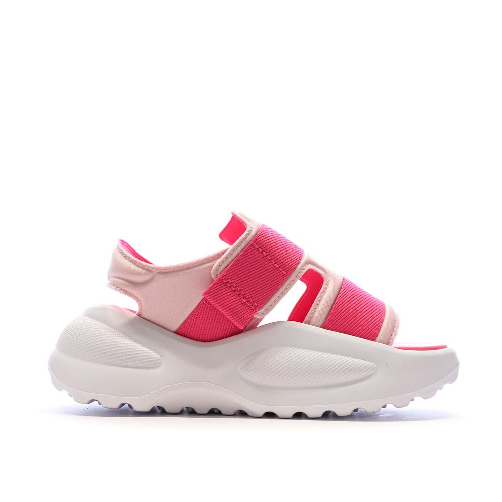 Sandales Roses/Blanches Fille Adidas Mehana vue 2