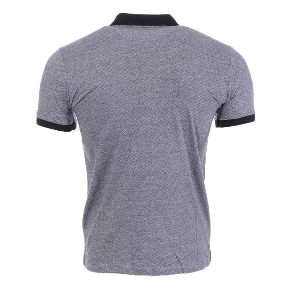 Polo Gris Motifs Homme Teddy Smith P-Morgan vue 2