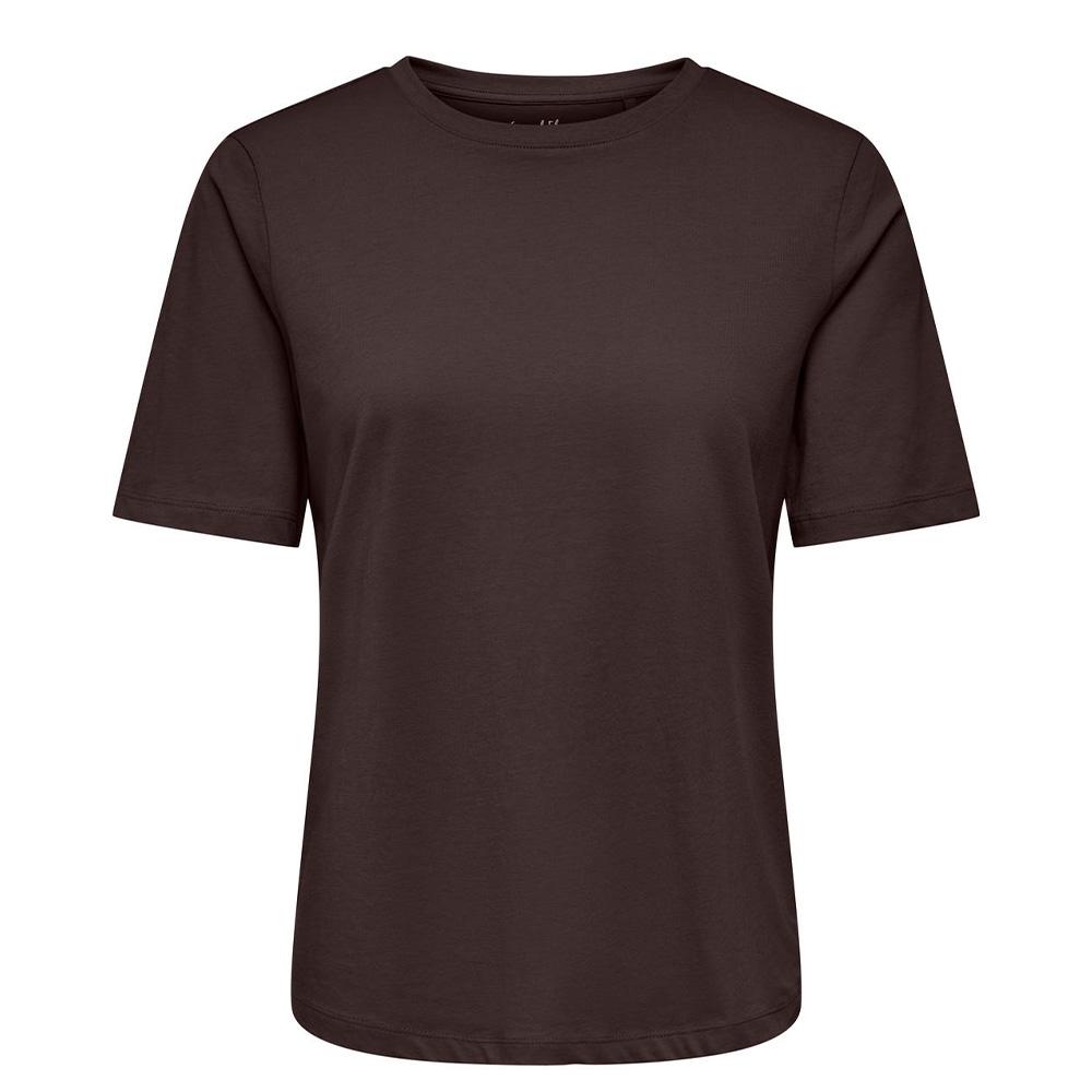 T-Shirt Marron Foncé Femme Only Happy pas cher