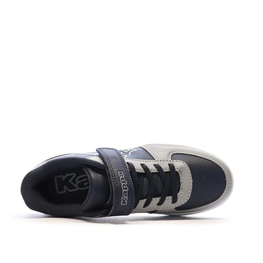 Baskets Grises/Marines Garçon Kappa Malone vue 4
