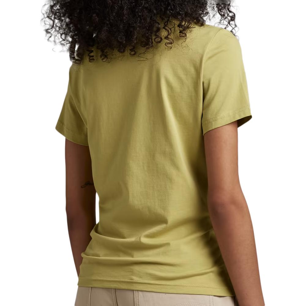 T-shirt Vert Femme G-Star Raw Nysid vue 2