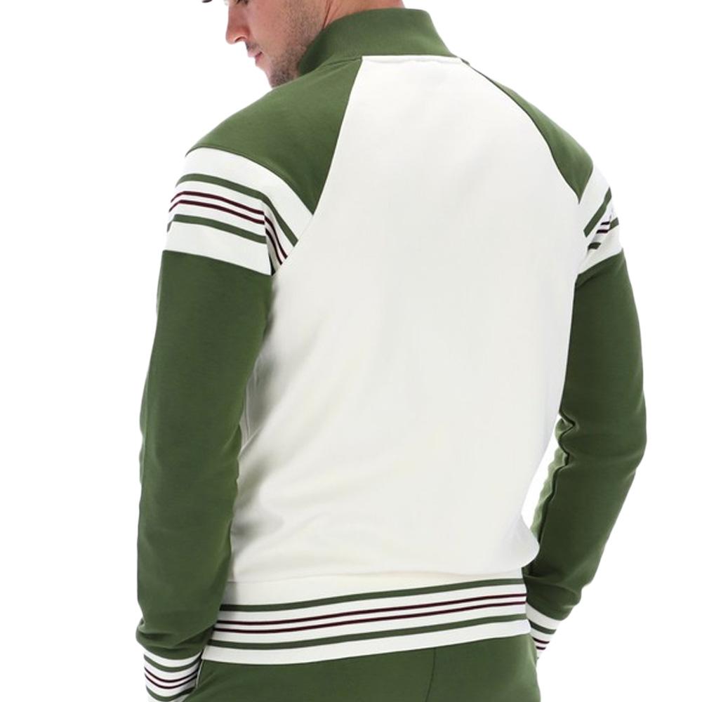 Veste de survêtement Blanc/Vert Homme Fila Ferarra vue 2