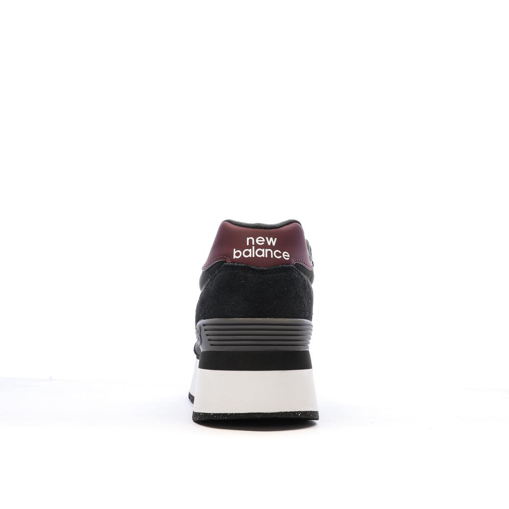 Baskets Noires/Prunes Femme New Balance 515 vue 3