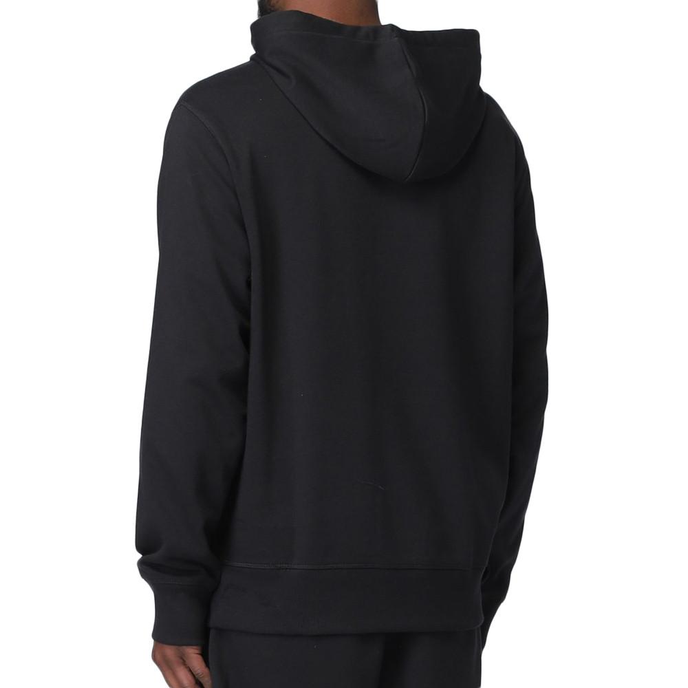 Sweat Noir Homme New Balance Essentials Stacked vue 2