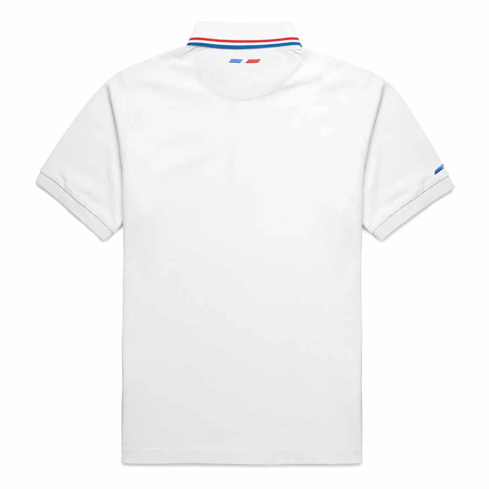 Polo Blanc Homme Kappa Aarau Alpine F1 vue 2