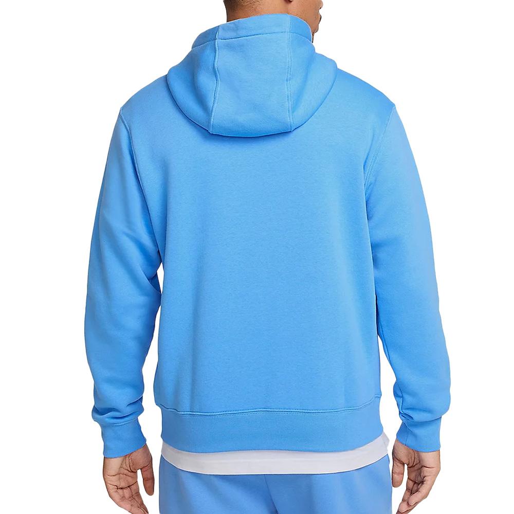 Sweat à Capuche Bleu Homme Nike Club Hoodie vue 2