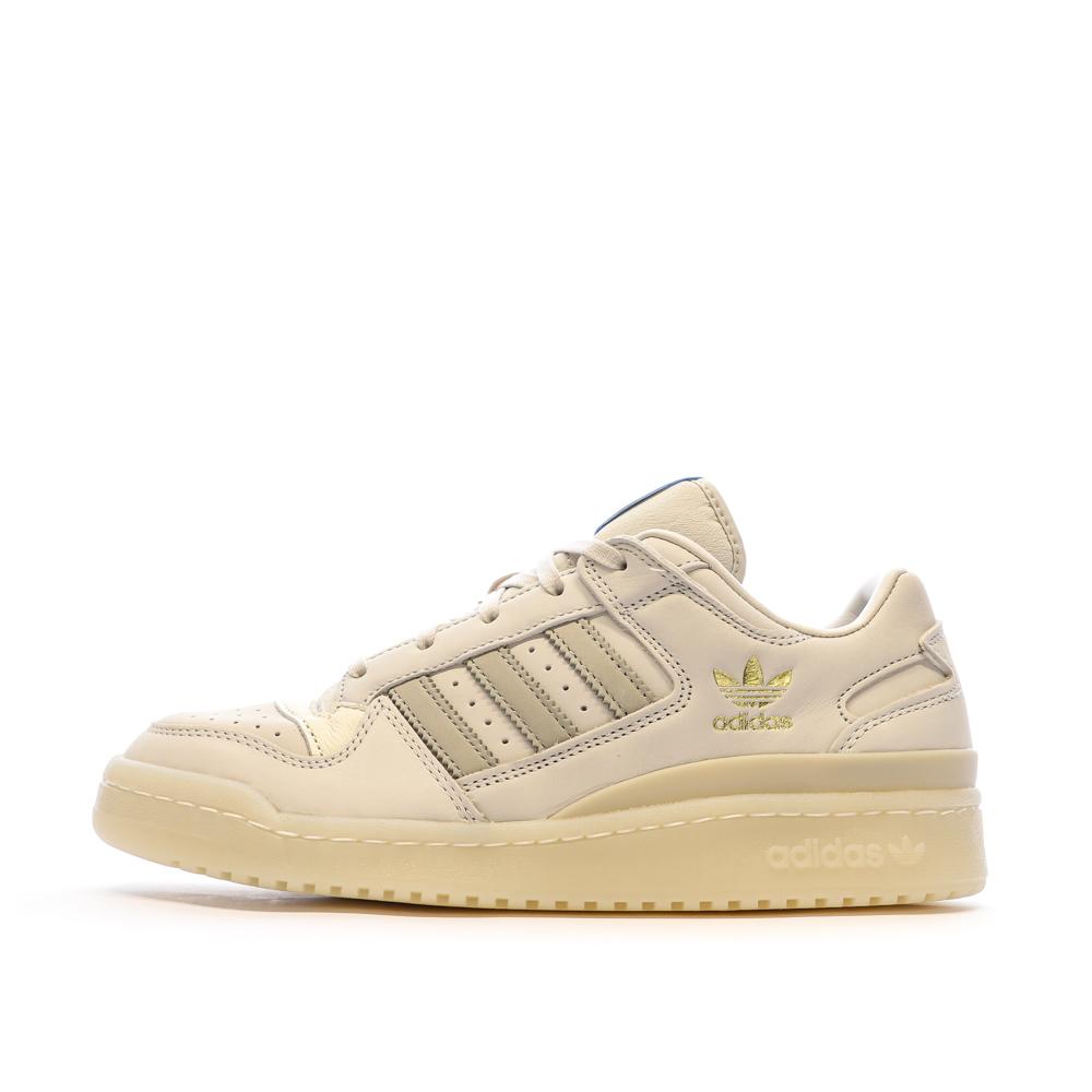 adidas forum blanche et beige