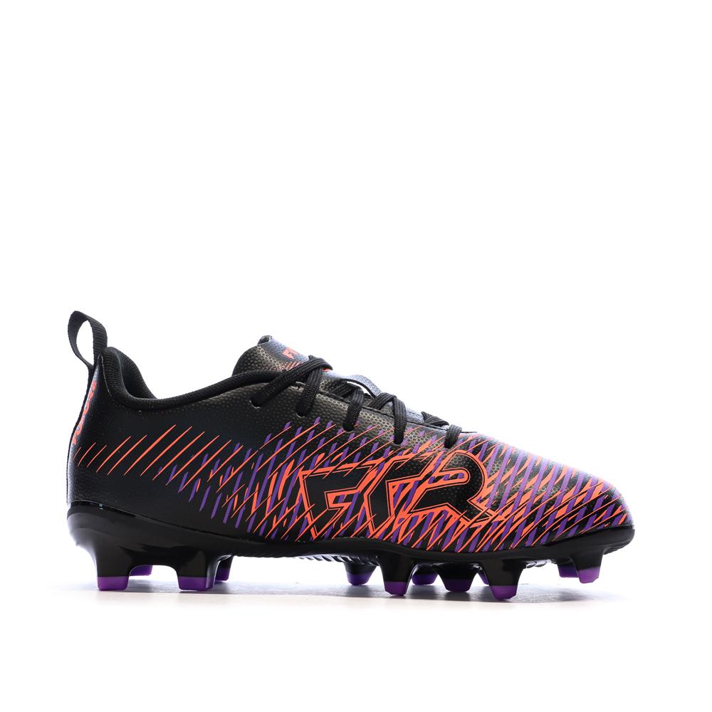 Chaussures de Foot Noir/Violet Junior Puma Future 8 Play FG/AG Jr vue 2